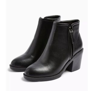 TOPSHOP - BONDI Zip Unit Boots | US 10.5